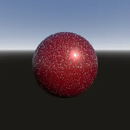 Recorded render of Two-tone car paint with metal flakes and clear coat