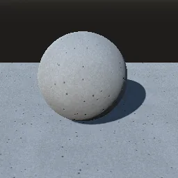 Recorded render of Cast concrete with formwork marks