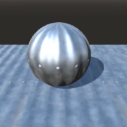 Recorded render of Corrugated sheet metal