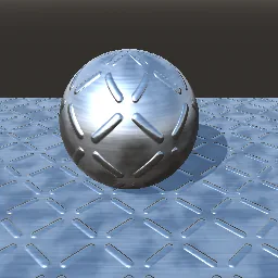 Recorded render of Diamond tread plate