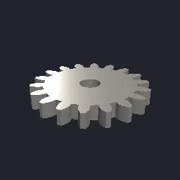 Recorded render of Involute spur gear