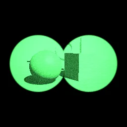 Recorded render of Night vision goggles