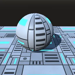 Recorded render of Science fiction greeble panels