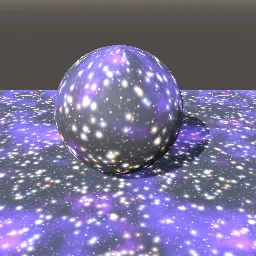 Recorded render of Starfield with nebula gas and dust lanes