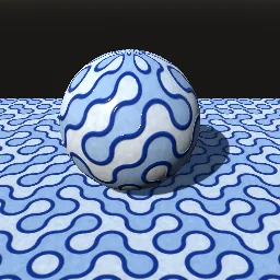 Recorded render of Truchet tiles: arcs, mazes and split triangles