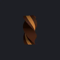 Recorded render of Twist deformation around the vertical axis